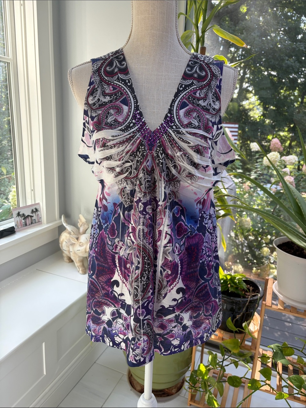 Apt. 9 Sparkle Paisley Tunic